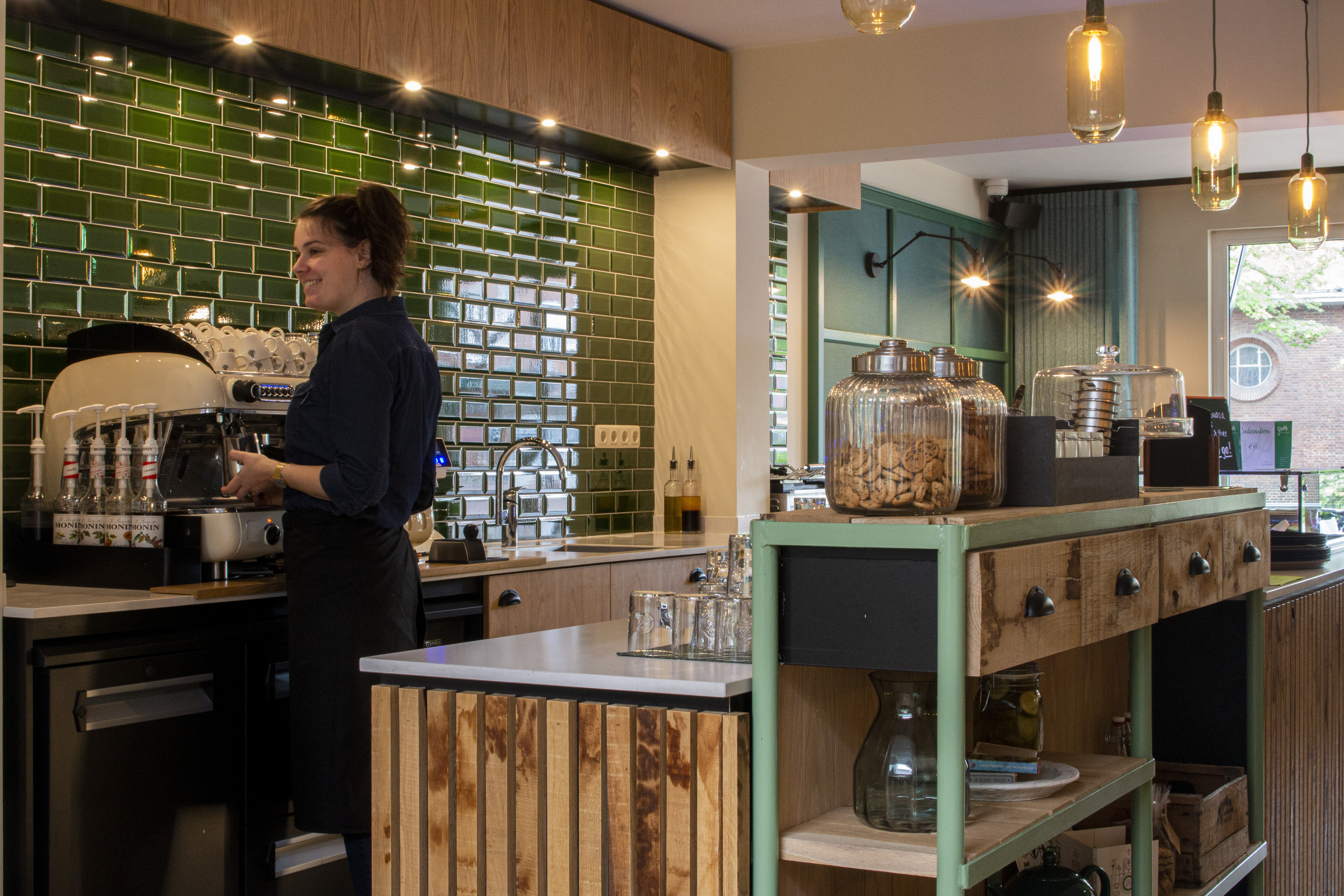 counter Gezellige koffie corner